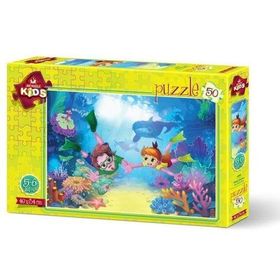Art Kids 4499 Dalgıç Çocuklar 34x48 cm 50 Parça Puzzle