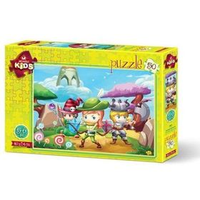 Art Kids 4501 Üç Küçük Kahraman 34x48 cm 50 Parça Puzzle