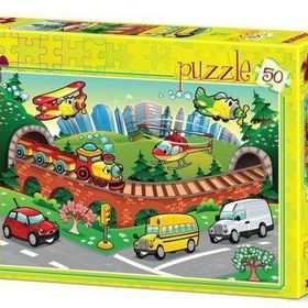 Art Kids 4504 Trafik 34x48 cm 50 Parça Puzzle