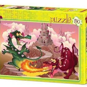 Art Kids 4505 Ejderhalar 34x48 cm 50 Parça Puzzle