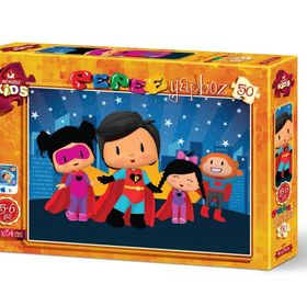 Art Kids 50 Parça Pepee Süper Kahraman Puzzle