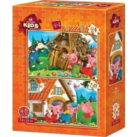 Art Kids Aç Kurt 24 + 35 Parça Puzzle