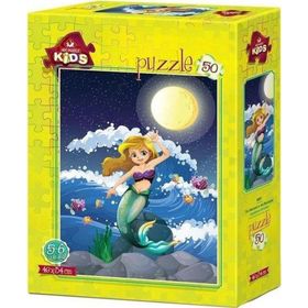 Art Kids Ayışığında Denizkızı 50 Parça Puzzle