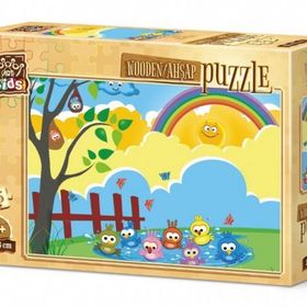 Art Kids Banyo Zamanı 25 Parça Ahşap Puzzle