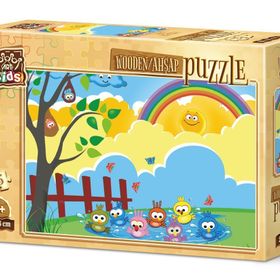 Art Kids Banyo Zamanı 25 Parça Ahşap Puzzle