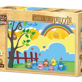 Art Kids Banyo Zamanı 25 Parça Ahşap Puzzle