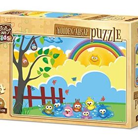 Art Kids Banyo Zamanı 25 Parça Ahşap Puzzle