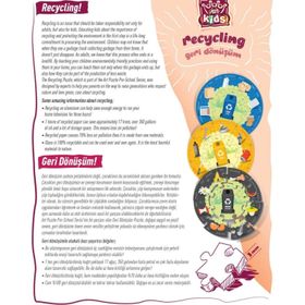 Art Kids Eğitici Geri Dönüşüm 54 Parça Puzzle