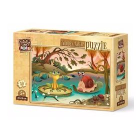 Art Kids Göl Arkadaşları 50 Parça Ahşap Puzzle