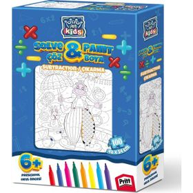 Art Kids Kesman Kitap Eğlenceli Çöz-Boya 100 Parça Puzzle