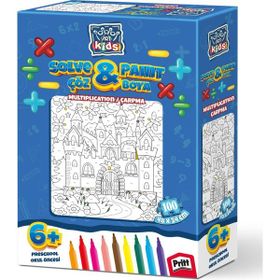 Art Kids Kesman Kitap Eğlenceli Çöz-Boya 100 Parça Puzzle