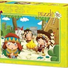 Art Kids Kızılderili Minikler 50 Parça Puzzle