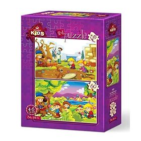 Art Kids Minik Botanikçiler 35 + 60 Parça Puzzle