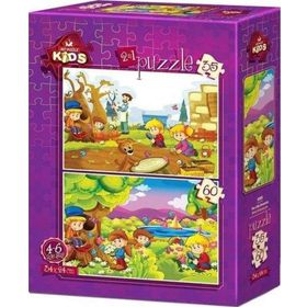 Art Kids Minik Botanikçiler 35 + 60 Parça Puzzle