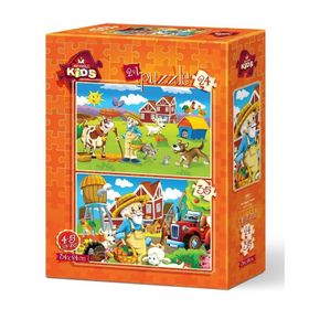 Art Kids Mutlu Çiftçi 24 + 35 Parça Puzzle