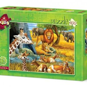Art Kids Orman Hayvanları 200 Parça Puzzle