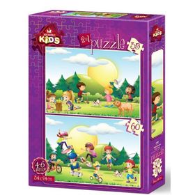 Art Kids Oyun Zamanı 35+60 Parça Puzzle