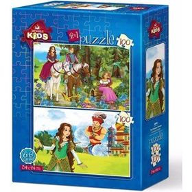 Art Kids Prensesin Hayali 2x100 Parça Puzzle