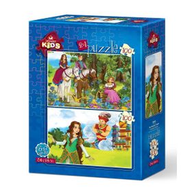 Art Kids Prensesin Hayali 2x100 Parça Puzzle