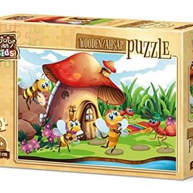 Art Kids Şarkıcı Arı ve Orkestrası 50 Parça Ahşap Puzzle