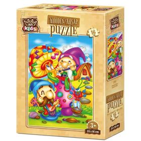 Art Kids Şarkıcı Elfler 16 Ahşap Parça Puzzle
