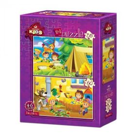 Art Kids Tatil Keyfi 35 + 60 Parça Puzzle