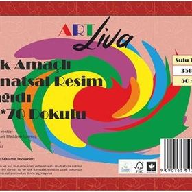 Art Liva 25x35 cm 170 gr 100 Yaprak Dokulu Multi Teknik Sanatsal Resim Kağıdı