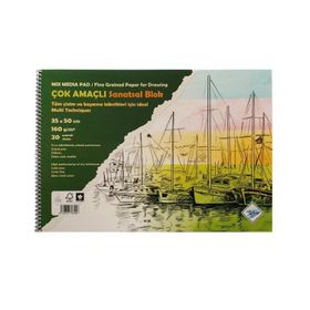 Art Liva Sanatsal Multi Teknik 20 Sayfa 35x50 cm 170 gr Resim Defteri