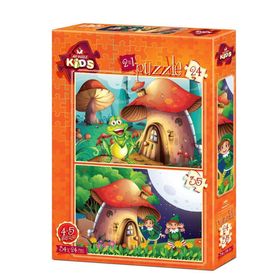 Art Mantar Ev 24+35 Parça Puzzle