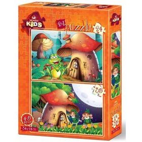 Art Mantar Ev 24+35 Parça Puzzle