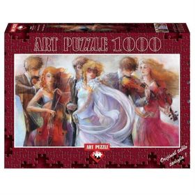 Art Maskeli Balo 1000 Parça Puzzle