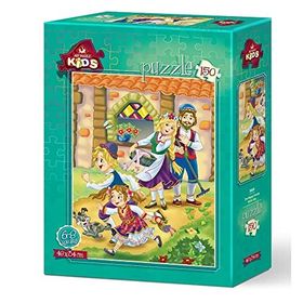 Art Mutlu Aile 150 Parça Puzzle
