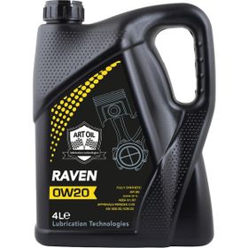 Art Oil Raven 0W20 Benzin Dizel Lpgli Tüm Araçlar Için 4 Litre Motor Yağı