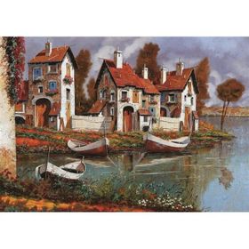 Art Puzzle 1000 Parça Cerchıo Evleri İtalya Puzzle