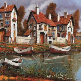 Art Puzzle 1000 Parça Cerchıo Evleri İtalya Puzzle