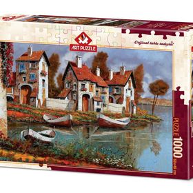 Art Puzzle 1000 Parça Cerchıo Evleri İtalya Puzzle