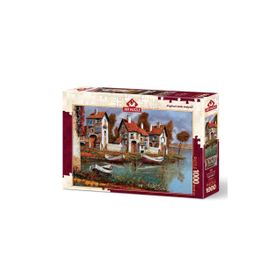 Art Puzzle 1000 Parça Cerchıo Evleri İtalya Puzzle