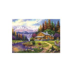 Art Puzzle 1000 Parça Dağlarda Günbatımı Puzzle