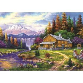 Art Puzzle 1000 Parça Dağlarda Günbatımı Puzzle