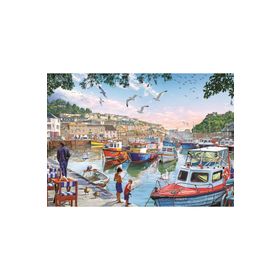 Art Puzzle 1000 Parça Limandaki Küçük Balıkçılar Puzzle