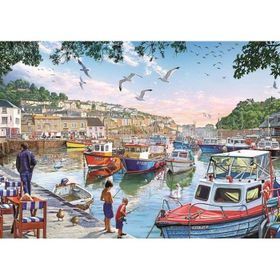 Art Puzzle 1000 Parça Limandaki Küçük Balıkçılar Puzzle