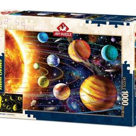 Art Puzzle 1000 Parça Neon Güneş Sistemi Puzzle