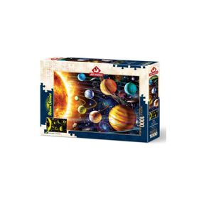 Art Puzzle 1000 Parça Neon Güneş Sistemi Puzzle