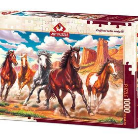 Art Puzzle 1000 Parça Vadide Dörtnala Puzzle