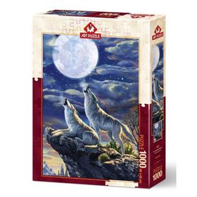 Art Puzzle 1000 Parçalık Dolunay Kurtları Puzzle