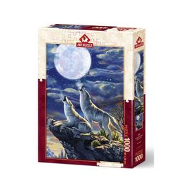 Art Puzzle 1000 Parçalık Dolunay Kurtları Puzzle