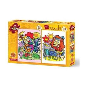 Art Puzzle 12+24 Müzisyen Hayvanlar Puzzle