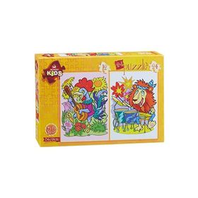 Art Puzzle 12+24 Parça Müzisyen Hayvanlar Puzzle