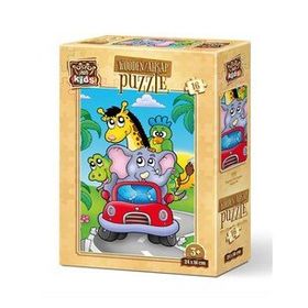 Art Puzzle 16 Parça Kaptan Fil Ahşap Puzzle