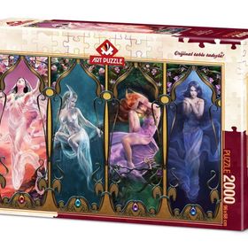 Art Puzzle 2000 Parça Dört Cevher Puzzle